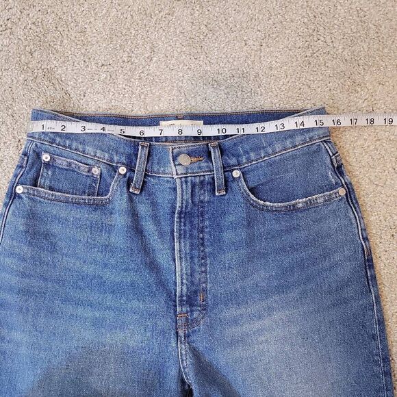 Madewell Women’s The Perfect Vintage Straight Jean Size 29 - Picture 7 of 9